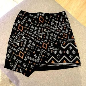 Lush Asymmetric Mini Skirt